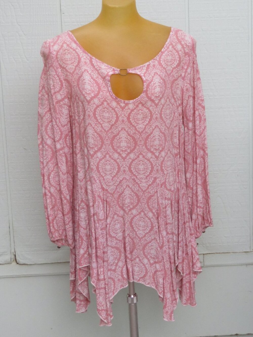 Entro Swing Dress Tunic Long Sleeve Blouse